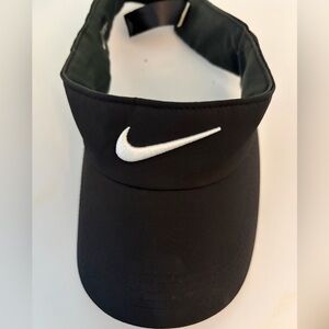 Nike Black Adjustable Visor
